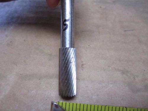 JARVIS TOOL US MADE 2502 3/8&#034; STRAIGHT CYLINDRICAL ROTARY FILE STANDARD CUT #5