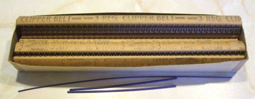10 No. 3 Clipper Belt Lacer Co. 12&#034; Belt Fasteners Lacing Carded