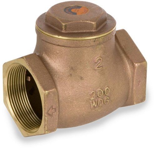 Smith-cooper international 9191 series brass swing check valve, 1-1/2&#034; npt for sale