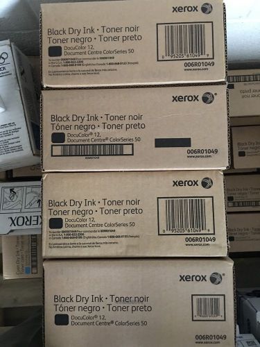 GENUINE XEROX DOCUCOLOR 12 &amp; 50 TONER BOXES 6R1049