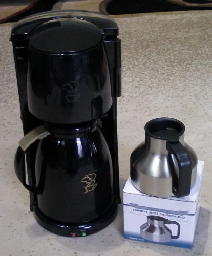 HOME COFFEE BREWER, NEWCO OCS 8 CUP BREWER, COFFEE CARAFE, THERMAL BREWER, CUPS