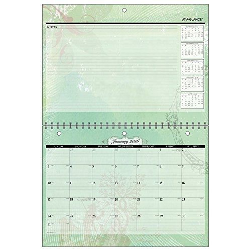 At-A-Glance AT-A-GLANCE Wall Calendar 2016, Poetica, 11 x 8 Inches (PM72-51)
