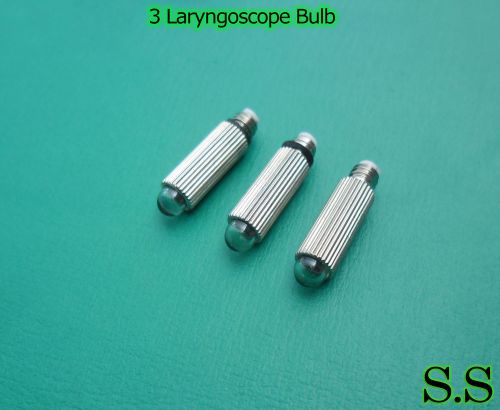 3 bulb Laryngoscope, Diagnostic &amp; ENT Otoscope Large