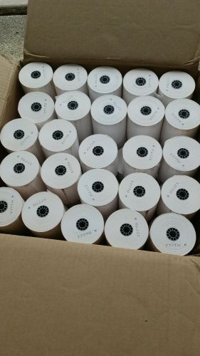 CLOVER PoS 3-1/8&#034; x 230&#039; THERMAL RECEIPT PAPER - 50 NEW ROLLS *FREE SHIPPING*