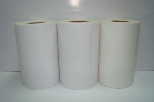 2 Rolls of White 4x6 Direct Thermal Labels Zebra QL-420, 110 labels per roll