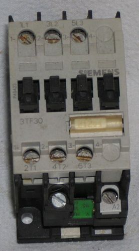 SIEMENS MODEL 3TH3040-0A 4S/4NO  CONTACTOR RELAY  used