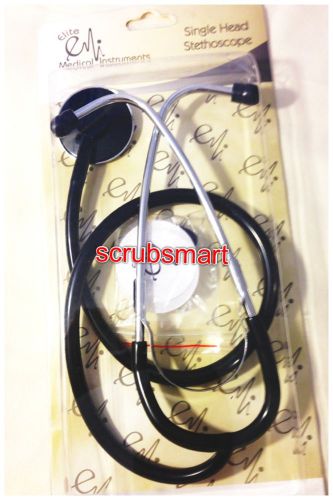 New Single Head Stethoscope- US Seller Fast Ship Color Black
