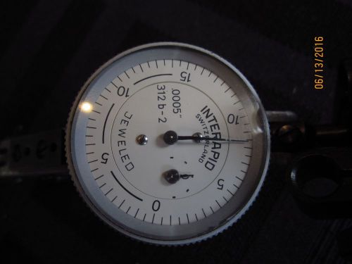 Interapid 312b-2 .0005&#034; dial test indicator for sale