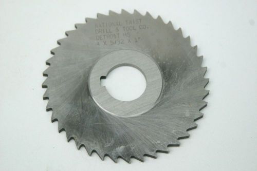 StraightTooth Plain Milling Cutter 4 x 3/16 x 1 HS USA