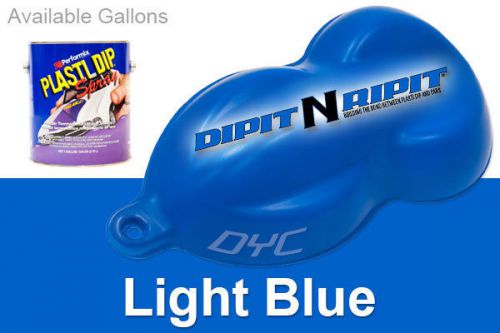 Performix plasti dip gallon of ready to spray light blue rubber dip coating for sale