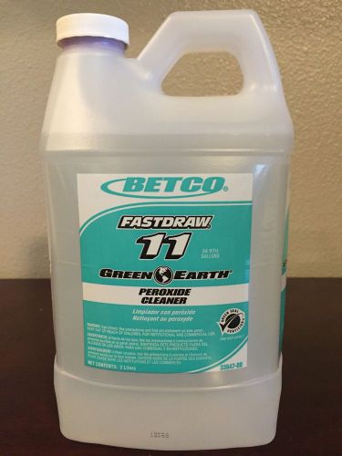 1 Case Betco Green Earth FastDraw 11 Peroxide Cleaner 33647-00   (4) 1 Liter