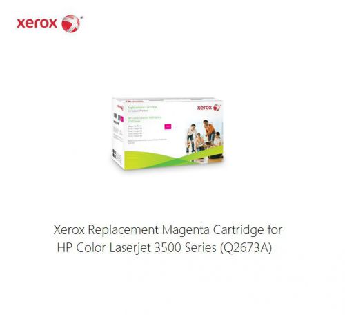 Xerox Replacement MAGENTA Cartridge for HP Color Laserjet 3500, 3550: Q2673A