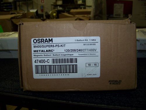 Osram metalarc ballast kit 120/208/240/277/480v maqnetic m400/super5-ps-kit for sale