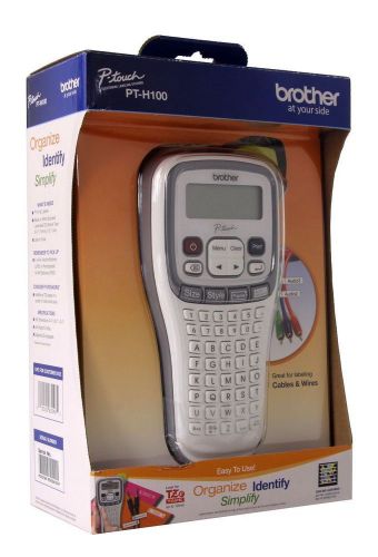 NEW Brother P-Touch PT-H100 Handheld Label Maker FREE Priority Mail Delivery