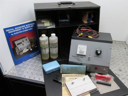 Electro-chem etch supervisor power unit model #200 electrolytic chemical etching for sale
