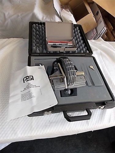 Lightly used psi u710 uni presser- cable modular  splicer in carry case for sale