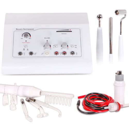 4in1 Skin Rejuvenation Galvanic Vacuum Spray High Frequency Beauty Machine Spa