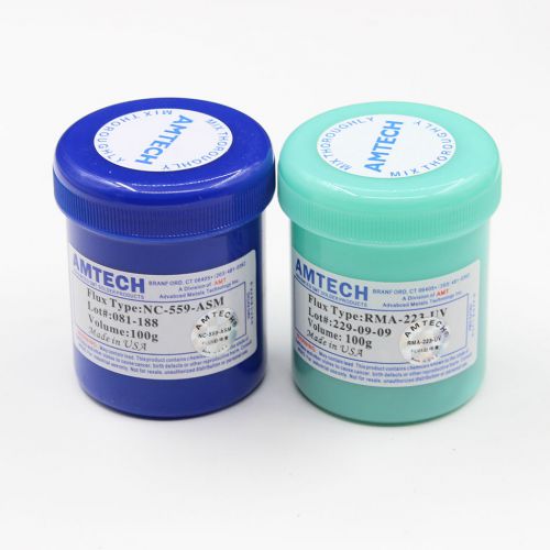 New AMTECH NC-559-ASM + 223 No Clean Lead Clean Solder Flux Solder Paste 100g