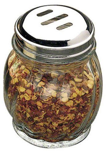 American Metalcraft LX307 6 oz Lexan Spice Shaker Set Top and Base