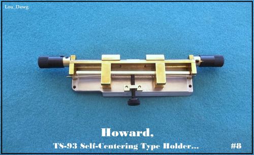 Howard Machine  ( TS-93 Self-Centering Type Holder ) Hot Foil Stamping Machine