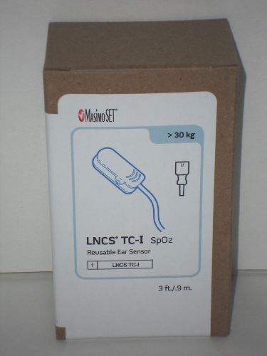 Masimo Set LNCS TC-I SpO2 Reusable Tip Clip Ear Sensor Ref.1895 Brand New