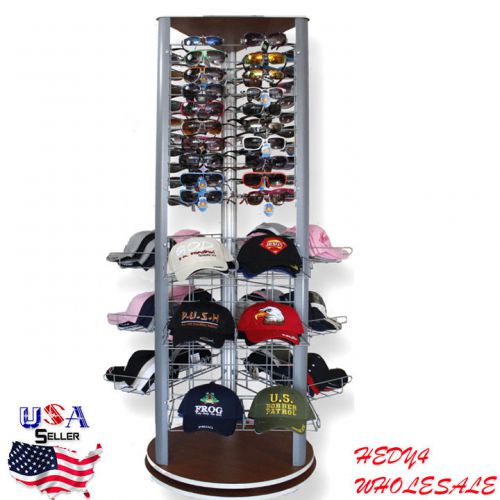 New Hat and Sunglass Display 74.2&#034; height x 34.2&#034; width x 34.2&#034; depth WHOLESALE