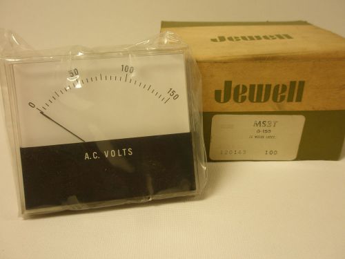 Jewell AC Panel Meter  0-150 AC Volts