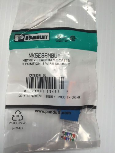 Box of 48 netkey leadframe cat5e nk5e88mbuy, 8pos, 8 wire module for sale