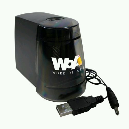 Woa electric pencil sharpener - essential desk and classroom supplies, portable for sale