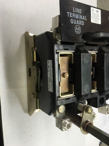Ab allen bradley 1494r-n-200 200 amp 200a 3 pole phase disconnect switch for sale