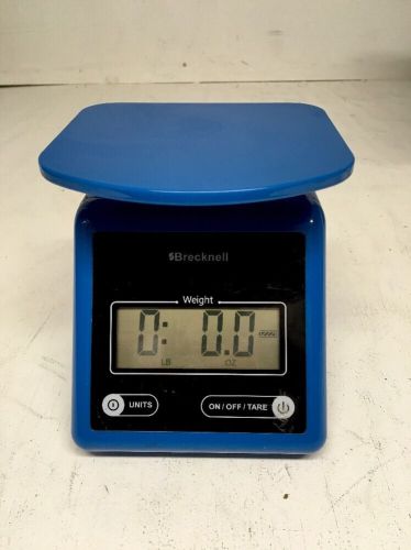 Crate &amp; and Barrel BRECKNELL POSTAL SCALE- BLUE-NIB- Model PS7- NEW