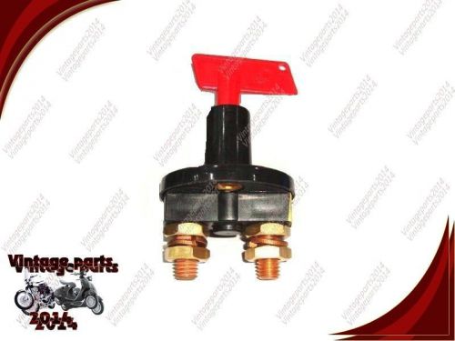 NEW HELLA BATTERY DISCONNECT KILL CUT OFF SWITCH- CAR BOAT 4X4, TRUCK BRASS TERM