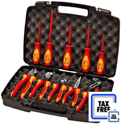 Knipex 989830us 10 -piece insulated industrial tool set for sale
