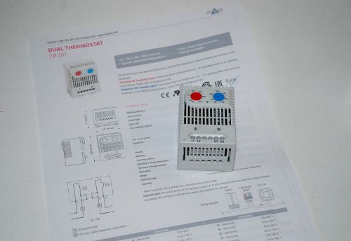 Stego Dual Thermostat ZR-01175.0-01   5/10 Amp 250/125vac        (A6)