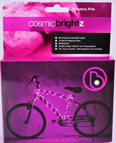 Brightz, Ltd. Pink Cosmic Brightz LED Bicycle Frame Light