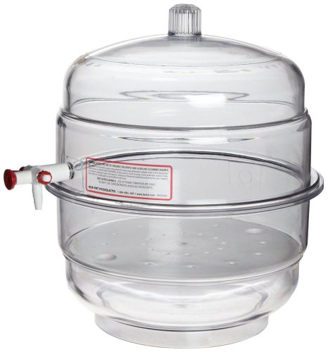 Bel-art scienceware f42027 polycarbonate bottom space saver vacuum desiccator, 2 for sale