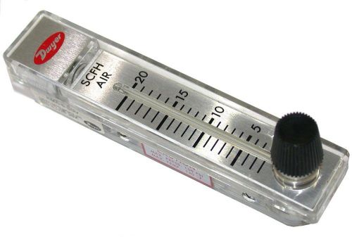 Up to 25 dwyer rate-master flowmeter 2-20 scfh air rma-6-ssv for sale