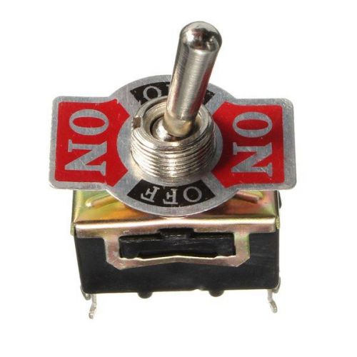 1Pcs Heavy Duty Metal 12V Toggle Flick Switch ON/OFF/ON Car Dash Light SPDT New