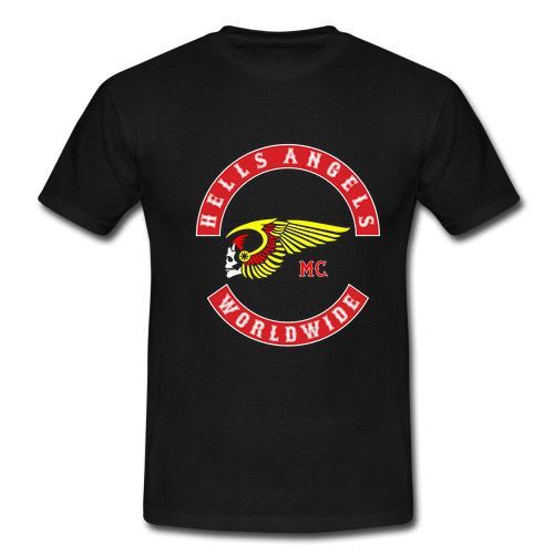 New Classic Hells Angels Wordwide Support 81 HAMC T-Shirt Clothing Size 2XL