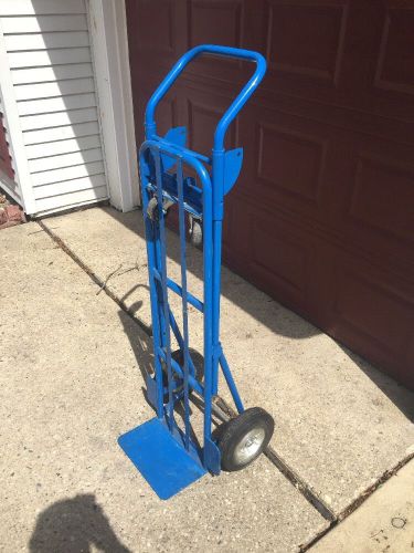 DOLLY / HAND TRUCK Convertible to Platform - Steel - 600 Lb Capacity
