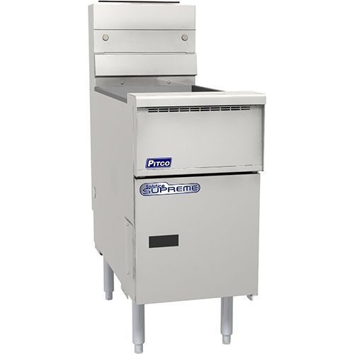 Pitco SSH75R Supreme High Efficiency Fryer gas 75lb oil capacity