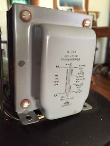 New triad isolation transformer n-74a 1.3a 120vac input output in box #4 for sale