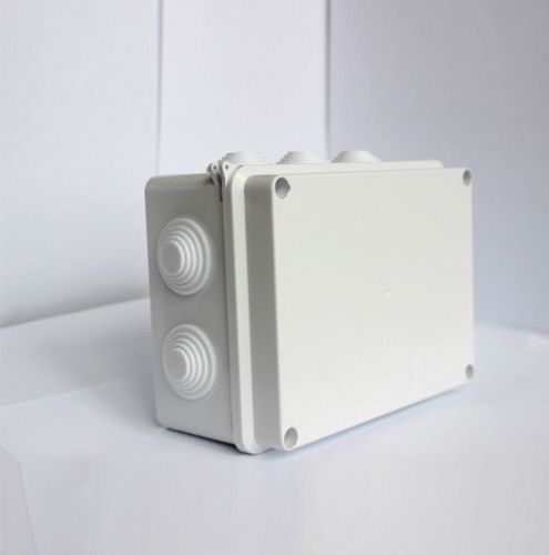5xSmall Oblong Electric Junction Box &amp; Grommets Waterproof to IP65 150 x 110mm