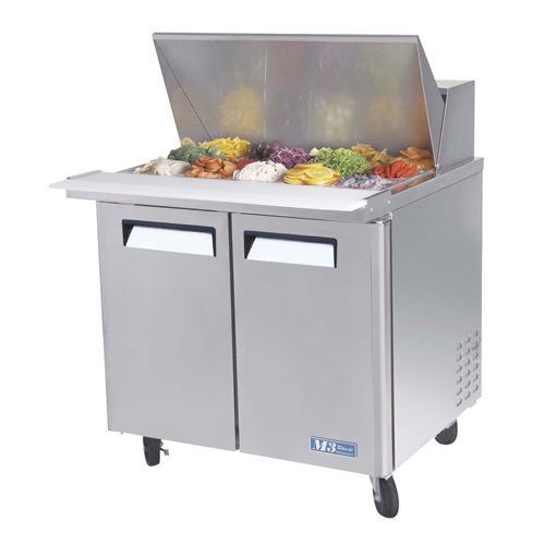 Turbo Air MST-36-15, 36-inch Mega Top Refrigerated Salad / Sandwich Prep. Table