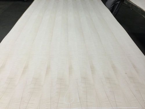 Wood Veneer English Sycamore 48x98 1 Piece 10Mil Paper Backed &#034;EXOTIC&#034; STOCK