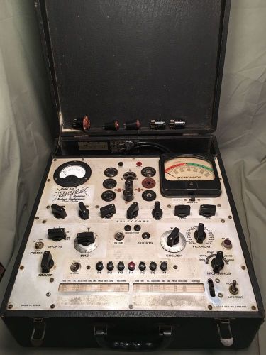 HICKOK 536 DYNAMIC MUTUAL CONDUCTANCE TUBE TESTER &amp; ADAPTERS WORKS &amp; ACCURATE