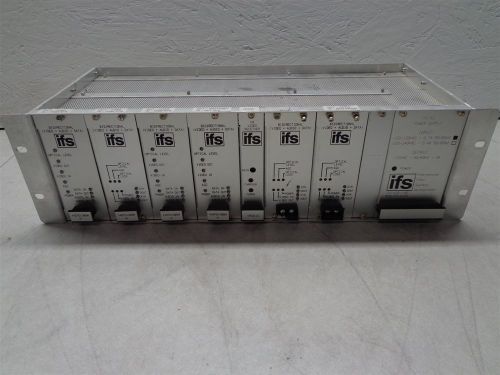 IFS International Fiber Systems Chasis with PS-R3 Power Supply and VAD7010WDM-A