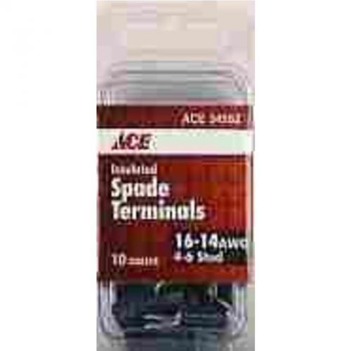10pk spade terminals ins16-14g4-6sd ace outlet adapters 34552 082901345527 for sale