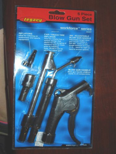 Legacy agkit, 6 piece blow gun set, car / truck tire inflator |kh3| rl for sale