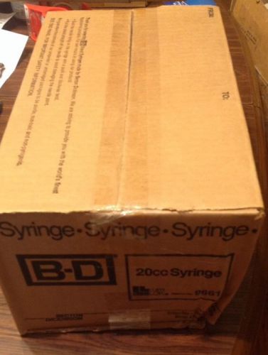 Box Of 20cc Disposable Syringes